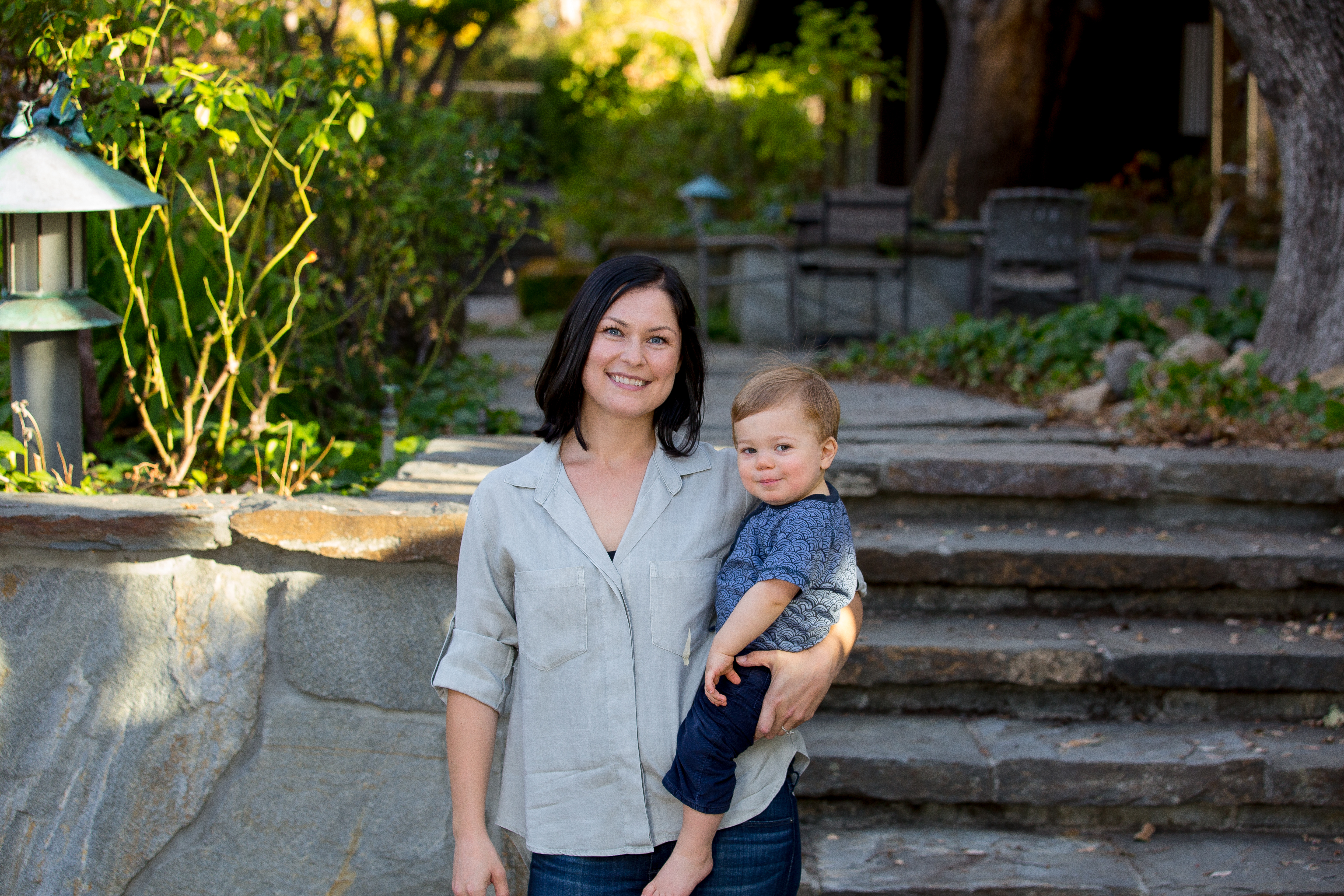 Kristen and her son Leo