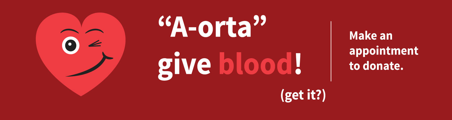 Donate blood today