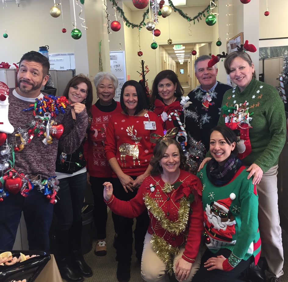 Today our team is celebrating Christmas in their Ugly Sweater