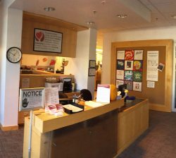 Palo Alto center lobby