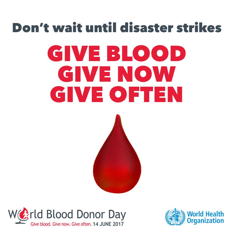 World Blood Donor Day Celebrates Blood Donation — Stanford Blood Center