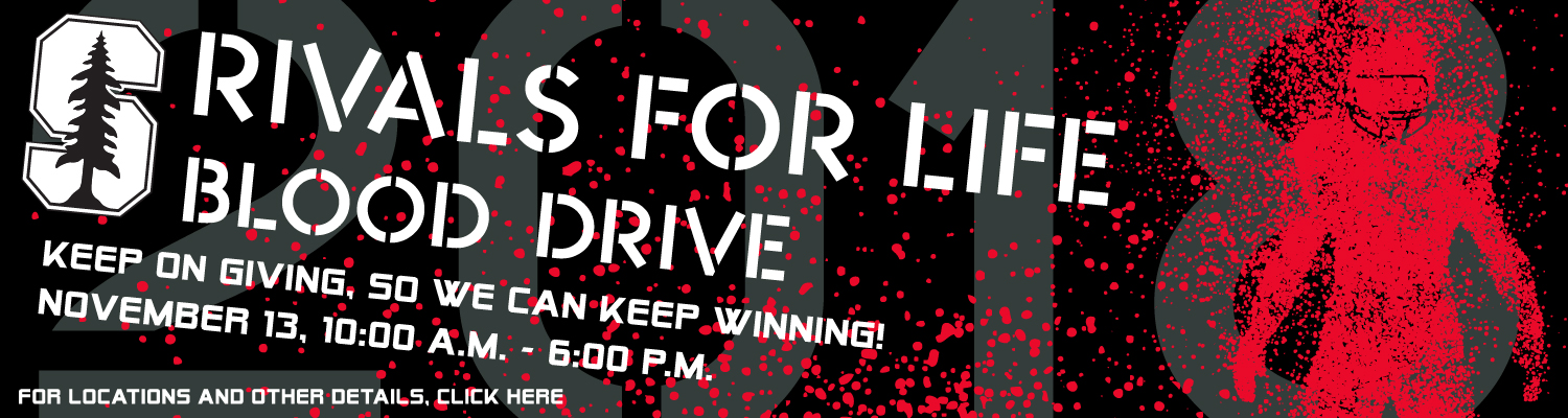 Donate blood at the Rivals for Life drive in November