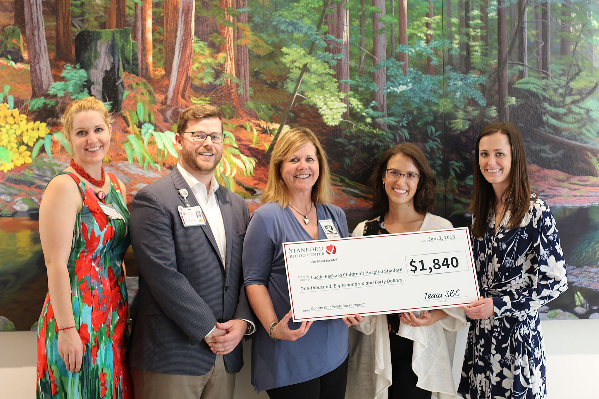 Stanford Children's Check Ceremony