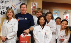 Donors and staff