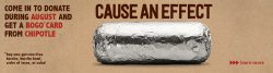 Chipotle BOGO This August