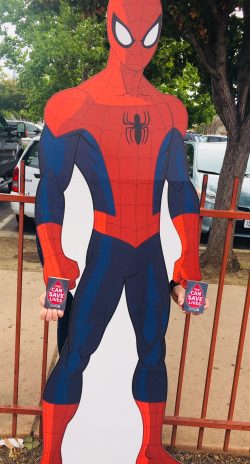 Spiderman at Relay for Life