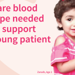 Donate blood to support young patient