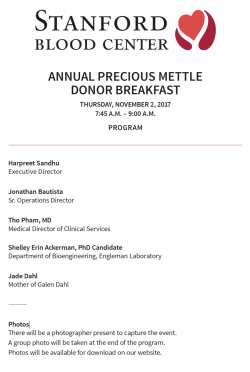 2017 PMB Program