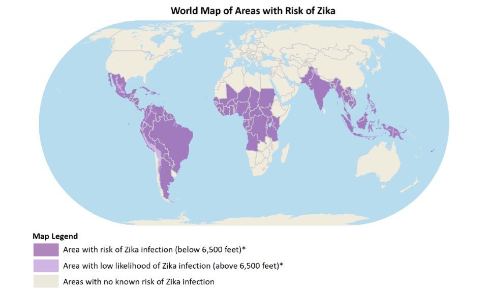 World Map_Zika Risk