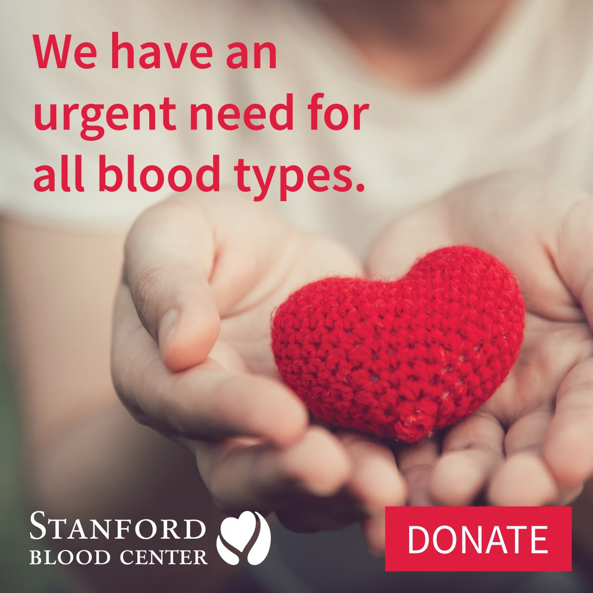 Blood Donation Saves Lives — Stanford Blood Center