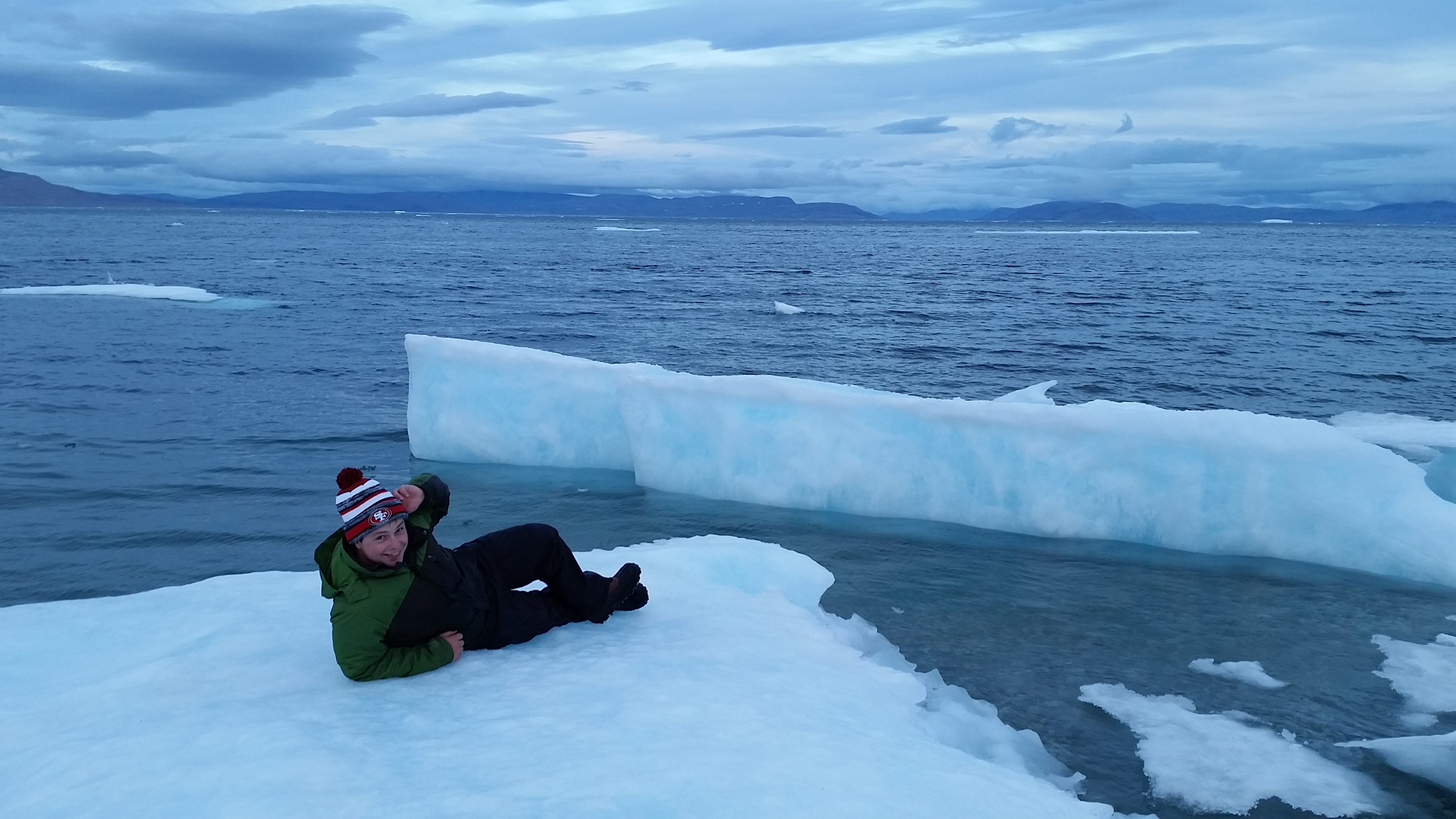 John on the ice