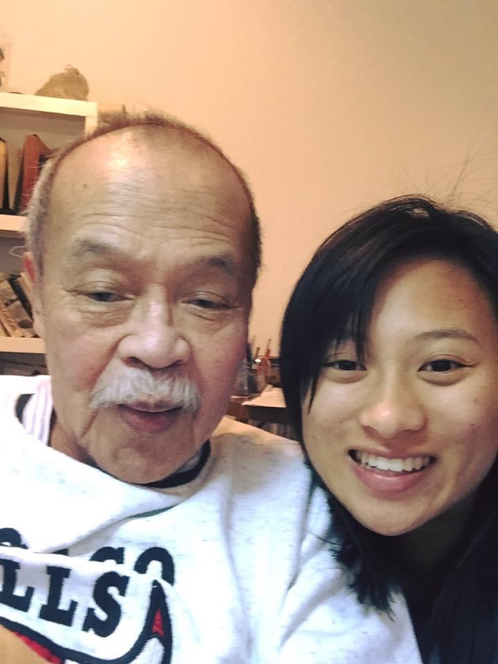 Megan Fernandez and grandfather