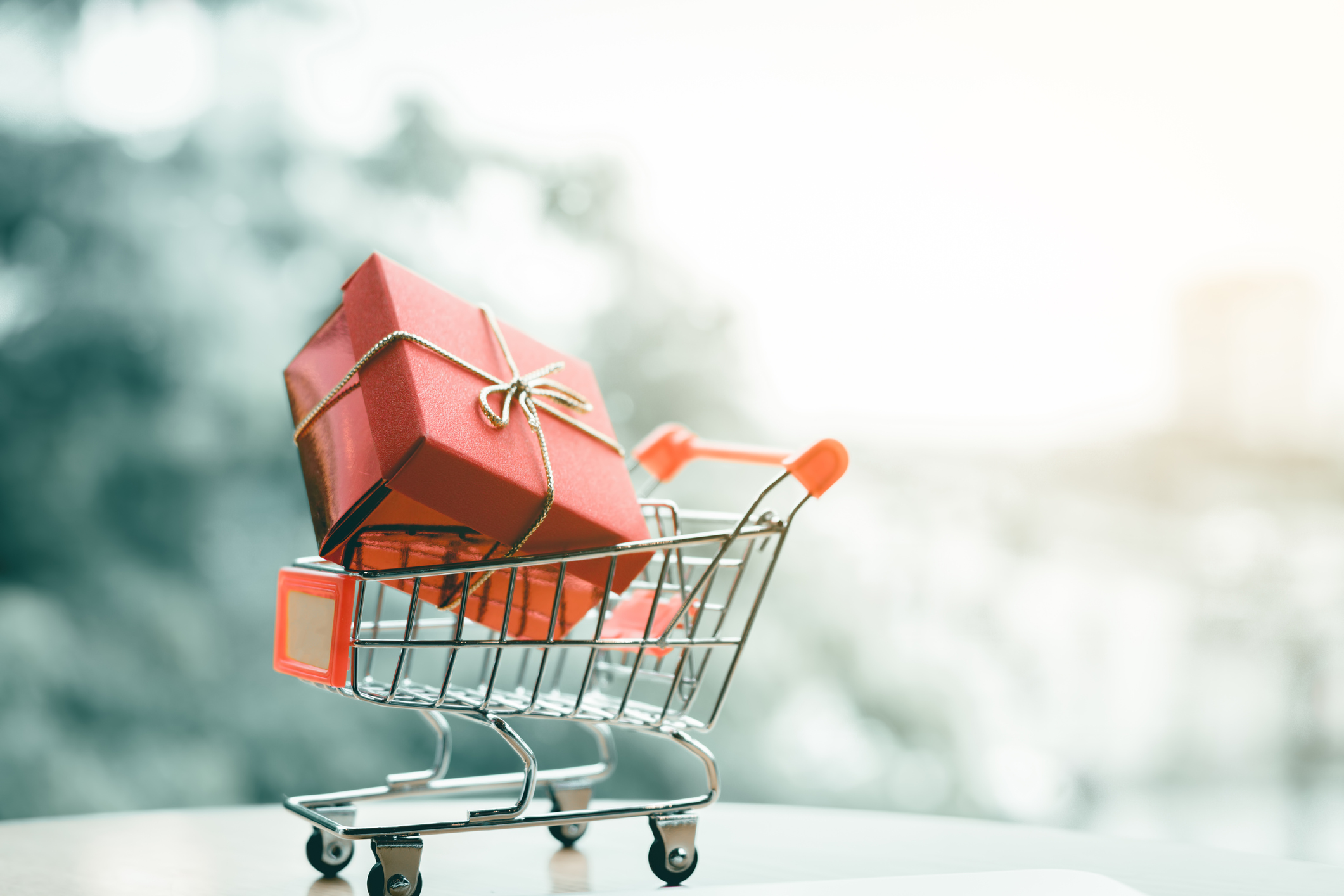 gift in shopping cart