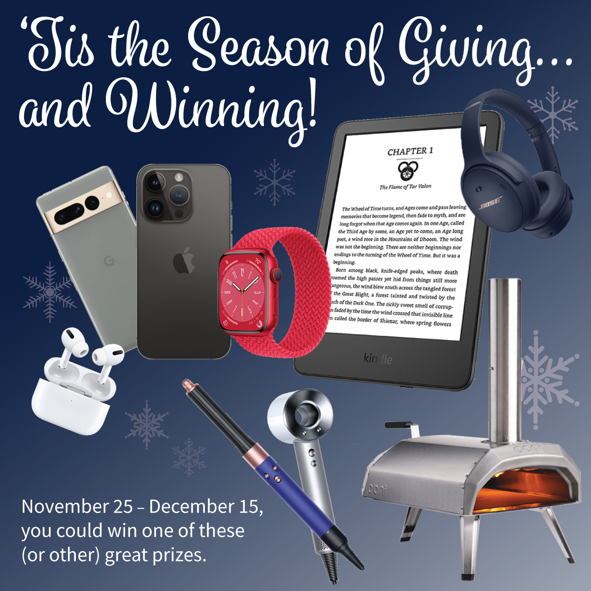 ‘Tis the Season of Giving… and Winning!