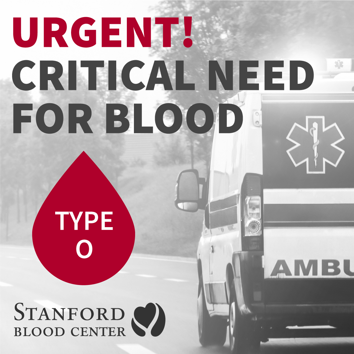 Critical Need for O Blood