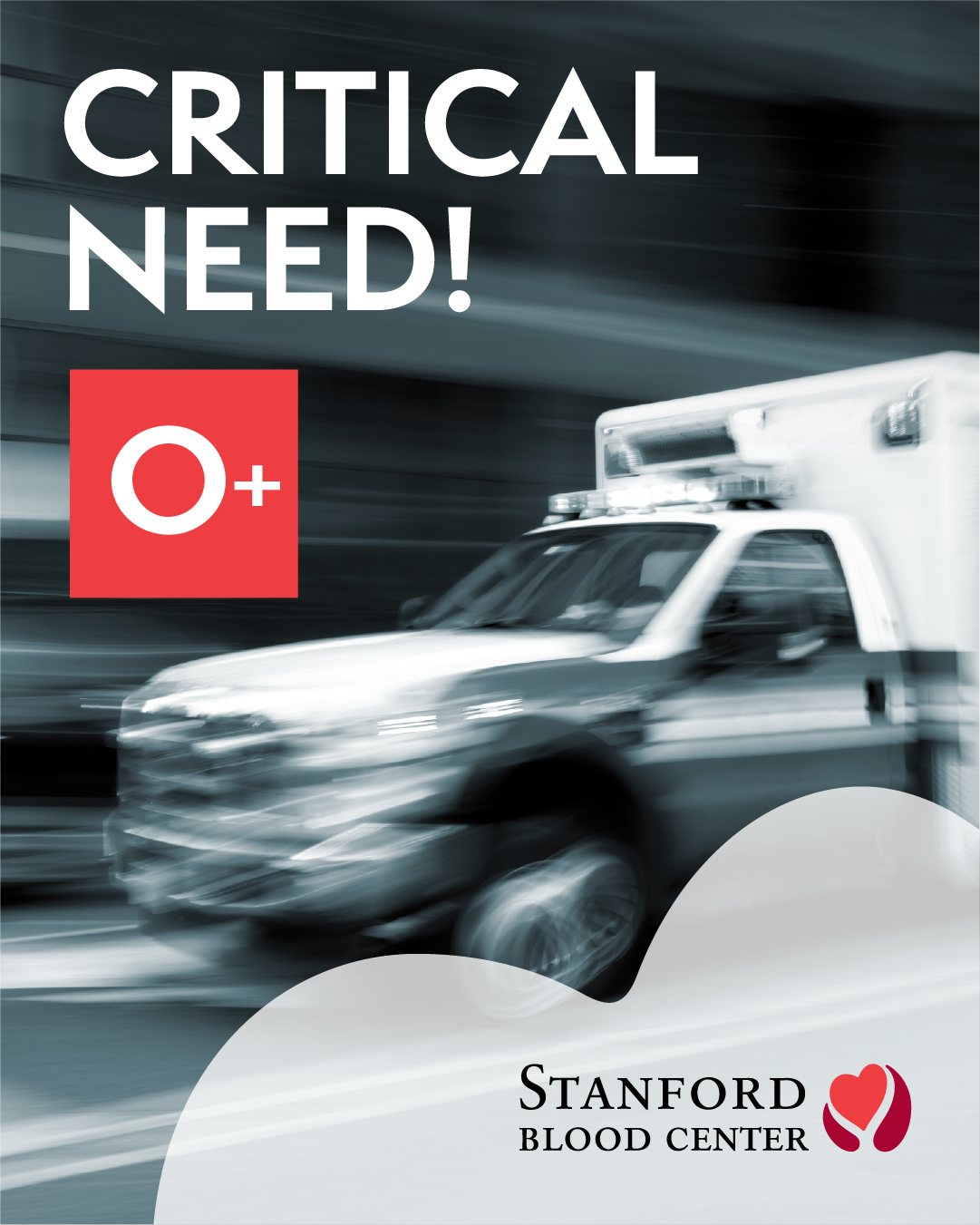 Critical Need for Type O Positive Blood Type