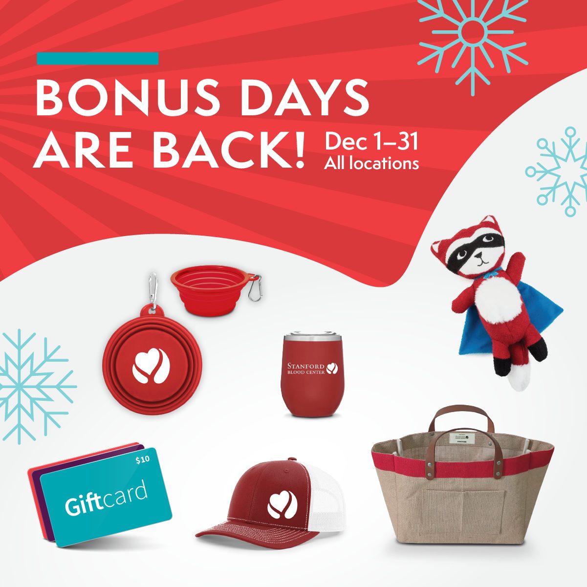 Give Blood, Get Rewarded!