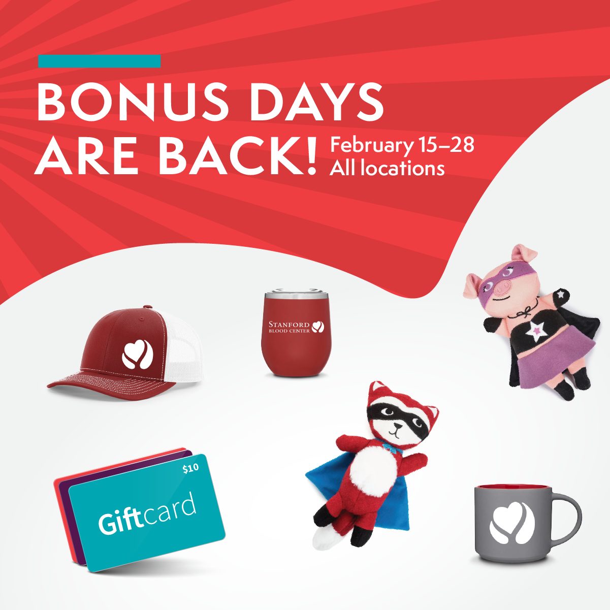 Give Blood, Get Rewarded!